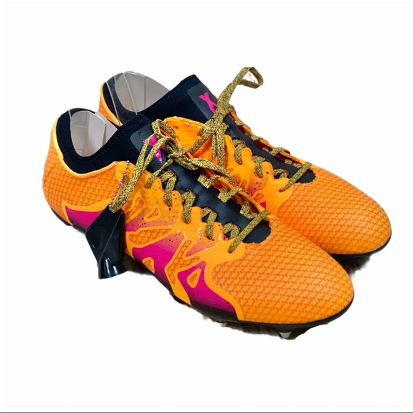 ADIDAS NIB Gold Pink X15+Primeknit Soccer Shoes LAST PAIR! - Picture 2 of 16